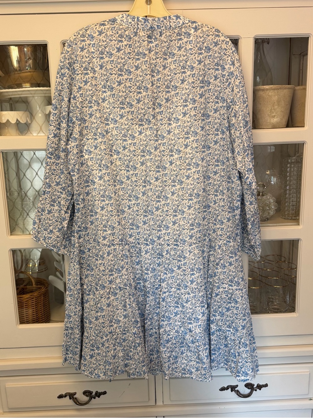 NWOT Lake Eloise Tiered dress in Delft floral print - Picture 5 of 6